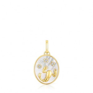 Tous Scorpio With Mother-of-pearl Anhänger Gold | Österreich-NRCDSE784