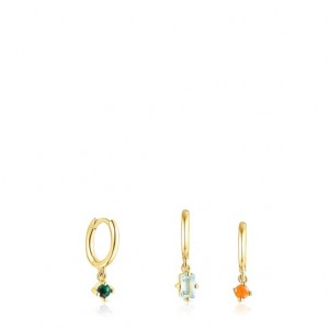 Tous Set Of Good Vibes With Gemstones Ohrringe Gold | Österreich-CQZKBM748