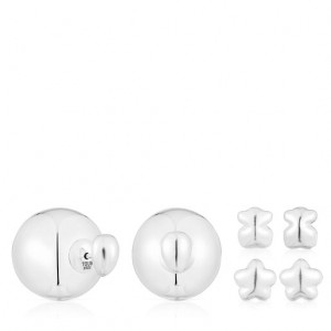Tous Set Of Motif Balloon Ohrringe Silber | Österreich-JTMZDF841