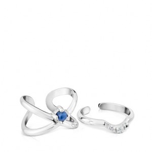 Tous Set With Sodalite Topaz Claws Ring Silber | Österreich-JOELXG531