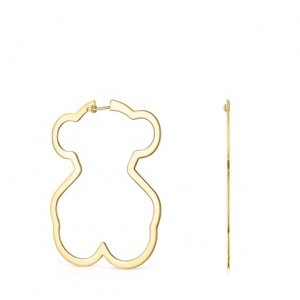 Tous Silueta Bear Ohrringe Gold | Österreich-KVIGRA639