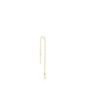Tous Single With Star Motif Topaz Cool Joy Ohrringe Gold | Österreich-QOHATE541