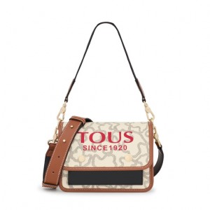 Tous Small Audree Kaos Icon Umhängetasche Weiß Rot | Österreich-UVSQIO809