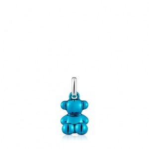 Tous Small Bold Bear Steel Anhänger Blau | Österreich-RUMONC409