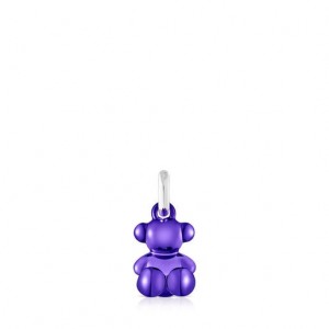 Tous Small Bold Bear Steel Anhänger Lila | Österreich-QCJPLX193