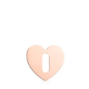 Tous Small Hold Metal Heart Anhänger Rosa Gold | Österreich-UJWRFI950