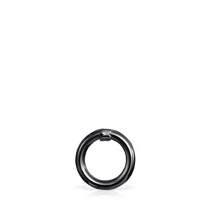Tous Small Hold Ring Schwarz | Österreich-IGSHVY947