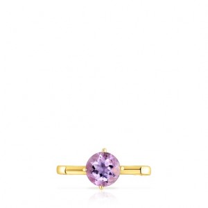 Tous Small Hold With Amethyst Anhänger Gold | Österreich-WENOZY156