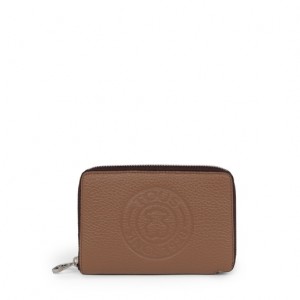 Tous Small Leder New Leissa Geldbörse Braun | Österreich-QZVFNG280