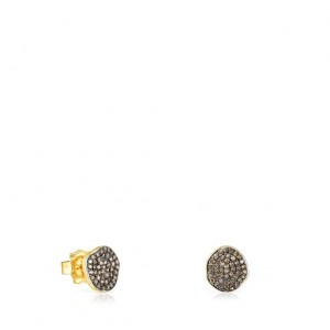 Tous Small Nenufar With Diamonds Ohrringe Gold | Österreich-SWFMPJ972