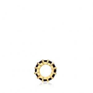 Tous Small Shield With Spinels Anhänger Gold | Österreich-MUESLN084