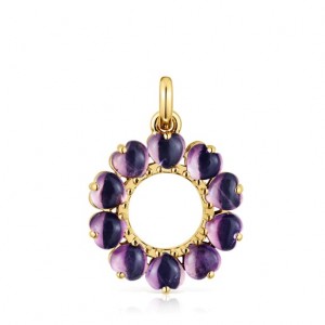 Tous Small With Amethyst Sugar Party Anhänger Gold | Österreich-BJSXCQ304