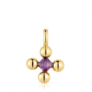Tous Small With Amethyst Sugar Party Anhänger Gold | Österreich-ZOAEDM805