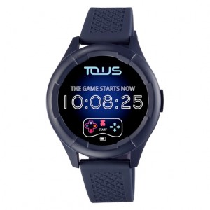 Tous Smarteen Connect Sport With Silikon Riemen Uhren Dunkelblau | Österreich-EAMQSJ102