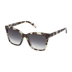 Tous Square Bear Sonnenbrille Weiß Braun | Österreich-QFBEOX946