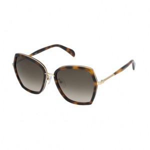 Tous Square Mesh Sonnenbrille Braun | Österreich-GCSQTA785