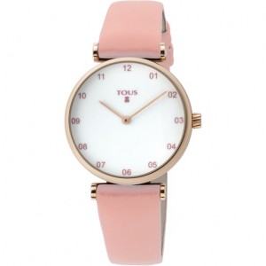 Tous Steel Camille With Leder Riemen Uhren Beige | Österreich-TVALMH073