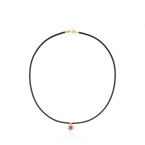 Tous Steel Mini Teatime With Ruby Topaz Halskette Gold | Österreich-LNRJKU574