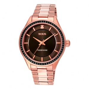 Tous Steel Tender Shine With Cubic Zirconia Uhren Rosa Gold | Österreich-FUXWHC375