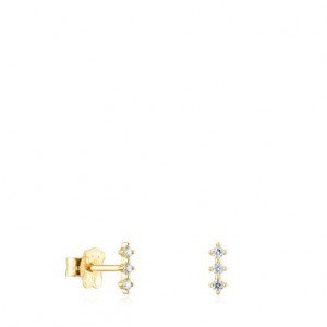 Tous Strip With Diamonds Les Classiques Ohrringe Gold | Österreich-VZXHSR710
