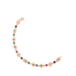 Tous Super Power With Gemstones Armband Rosa Gold | Österreich-WNQOSD485