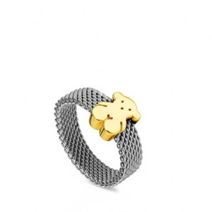 Tous Sweet Dolls Ring Silber Gold | Österreich-NFETHZ270