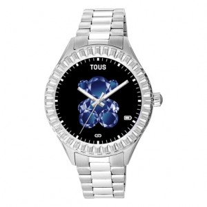 Tous T Bear Connect With Steel Wristband Smartwatches Silber | Österreich-VKOMRU897