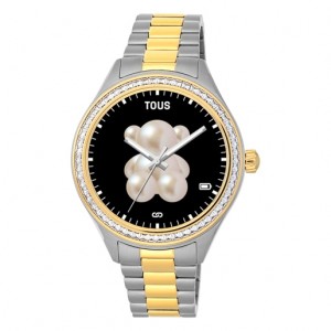 Tous T Shine Connect With Steel Steel Wristband With Cubic Zirconias Smartwatches Silber | Österreich-EWXVZJ371