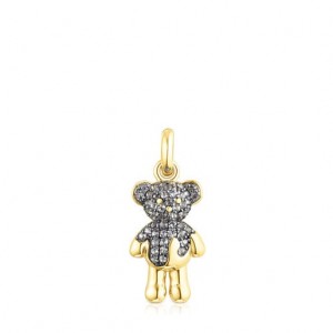 Tous Teddy Bear Splash With Iolite Anhänger Gold | Österreich-XWYLGR719