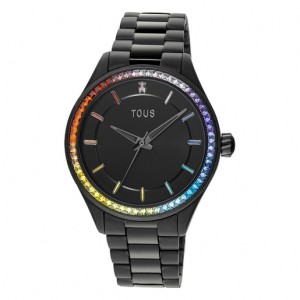 Tous Tender Shine Analogue With Steel Riemen Uhren Schwarz | Österreich-ZYOIFM401
