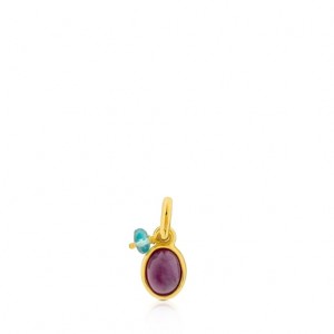 Tous Tiny With Ruby Anhänger Gold | Österreich-IDOHXP548