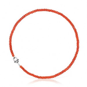 Tous Treated Chalcedony Manifesto Halskette Orange | Österreich-KOZRIA905