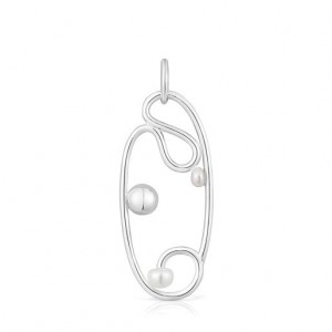 Tous Tsuri With Cultured Pearls Anhänger Silber | Österreich-CBWGNV954
