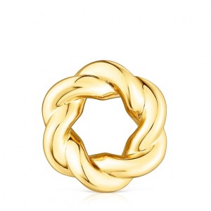 Tous Twisted Donut Anhänger Gold | Österreich-MQEWIH890