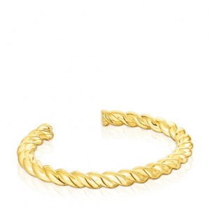 Tous Twisted Rigid Armband Gold | Österreich-AOHNSM162