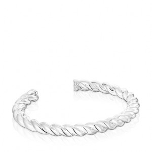 Tous Twisted Rigid Armband Silber | Österreich-IXMSOQ804