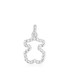 Tous Twisted With Bear Silhouette Anhänger Silber | Österreich-AWTPZQ583