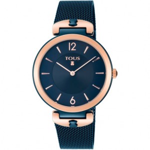 Tous Two Tone Steel Ip S Mesh Uhren Dunkelblau | Österreich-MVOYXU657