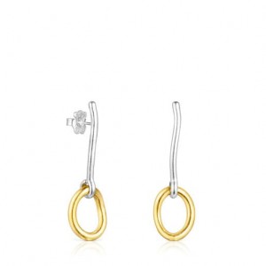 Tous Two-tone Hav With Ring Ohrringe Gold Silber | Österreich-WNZTYH583