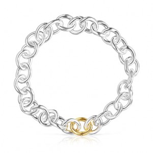 Tous Two-tone Hav Xl Ring Halskette Silber | Österreich-ICROLN783