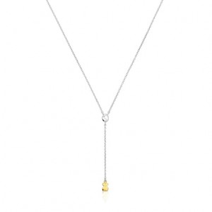 Tous Two-tone Joy Bits With Bear Halskette Silber | Österreich-OMIAPK027