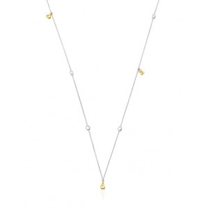 Tous Two-tone Joy Bits With Combined Motifs Halskette Silber | Österreich-GPUXVR157
