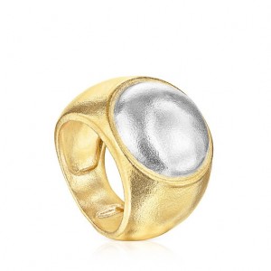 Tous Two-tone Luah Luna Ring Gold | Österreich-PSDYTZ564