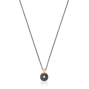 Tous Two-tone Oursin Halskette Gold | Österreich-LYNEQC523
