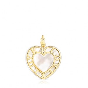 Tous Valentines Day Heart With Mother-of-pearl Anhänger Gold | Österreich-YZMQJF097