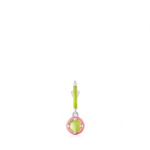Tous Vibrant Colors Hoop With Chalcedony Enamel Ohrringe Silber | Österreich-ZHSUNB829