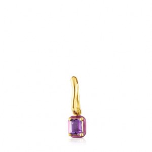 Tous Vibrant Colors With Amethyst Enamel Ohrringe Gold | Österreich-CBXEUJ791