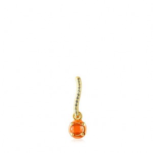 Tous Vibrant Colors With Carnelian Enamel Ohrringe Gold | Österreich-XUIJKP365
