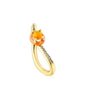 Tous Vibrant Colors With Carnelian Ring Gold | Österreich-QWKFJB108