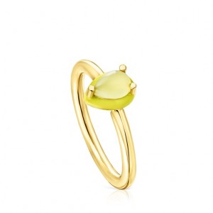 Tous Vibrant Colors With Chalcedony Ring Gold | Österreich-CBJGHQ943